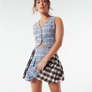 Hollister - NWT Multi Plaid Mini Skirt